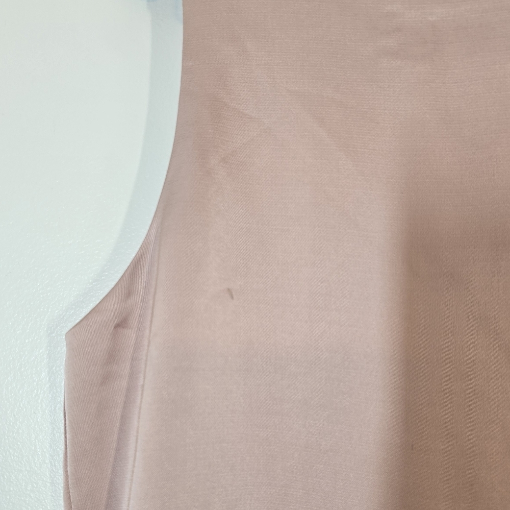 As by DF Mila Shift Dress Satin Mini Parisian Rose Pink XS NWT New - Picture 9 of 9